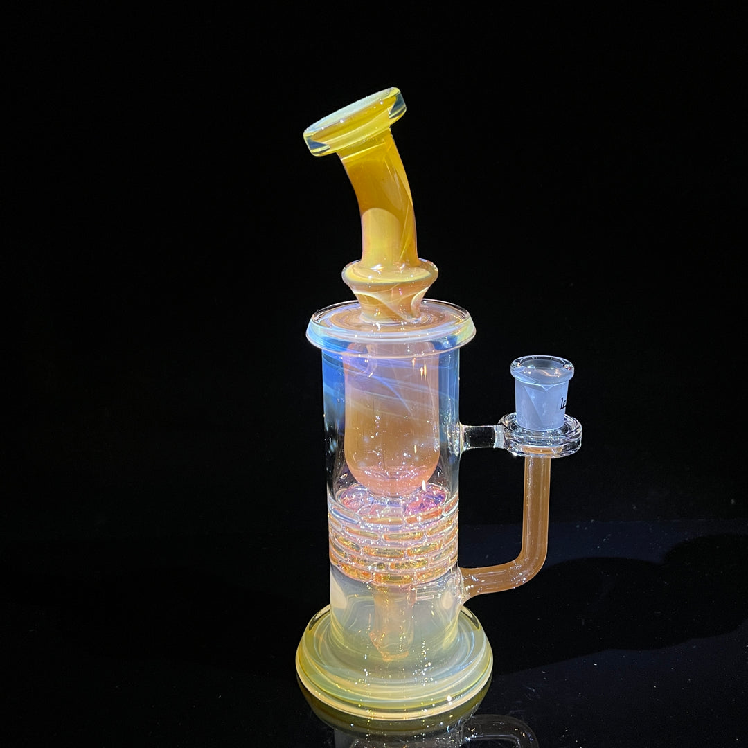 14MM Fumed Brickstack Incycler Glass Pipe Leisure Glass   