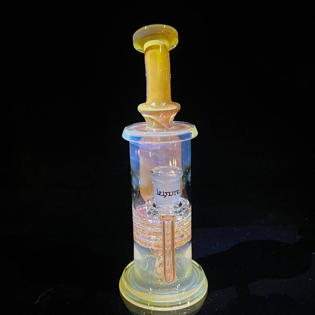 14MM Fumed Brickstack Incycler Glass Pipe Leisure Glass   