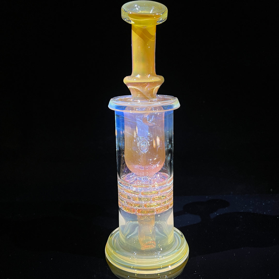 14MM Fumed Brickstack Incycler Glass Pipe Leisure Glass   