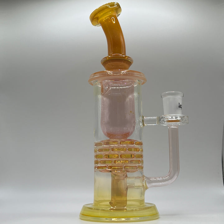 14MM Fumed Brickstack Incycler Glass Pipe Leisure Glass   