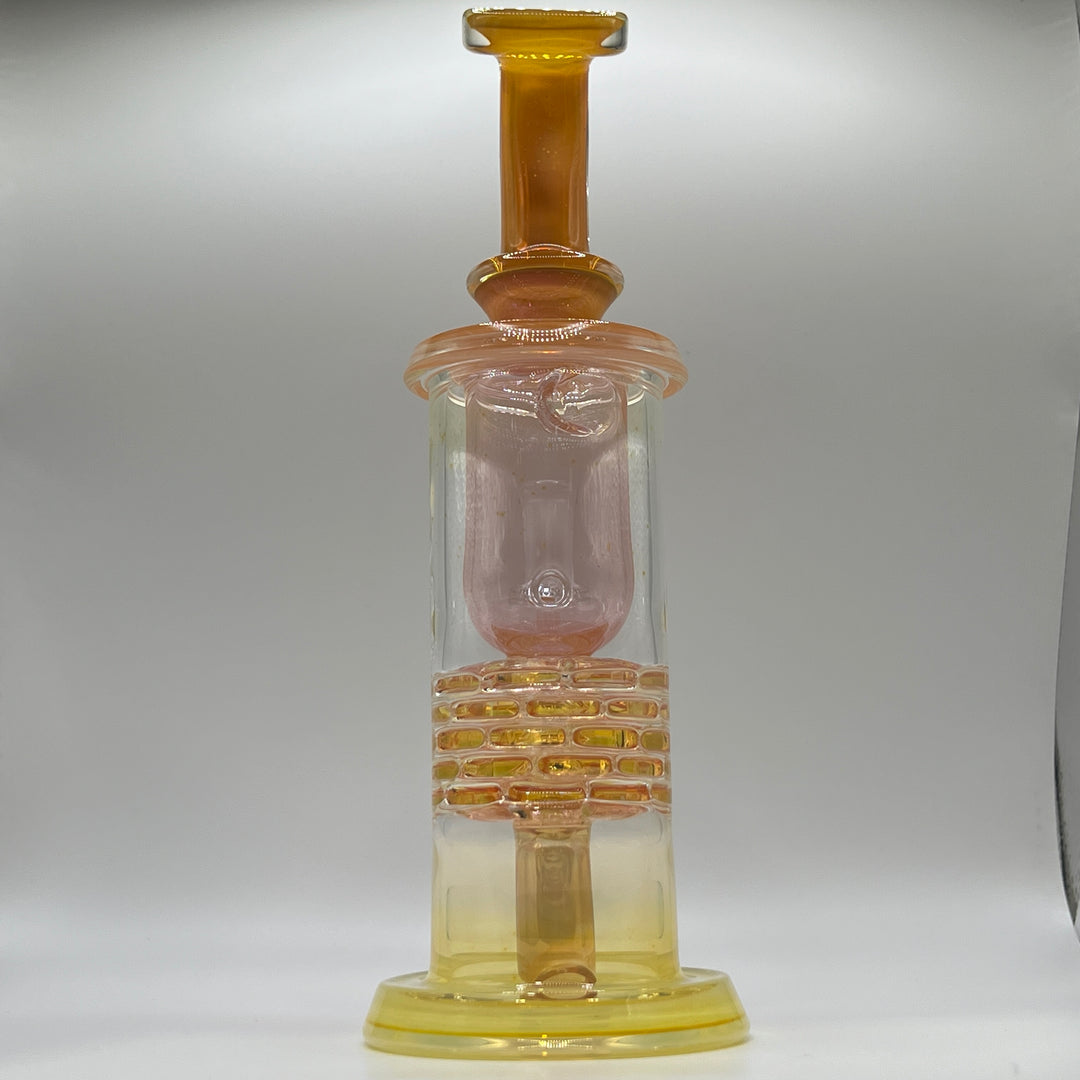 14MM Fumed Brickstack Incycler Glass Pipe Leisure Glass   