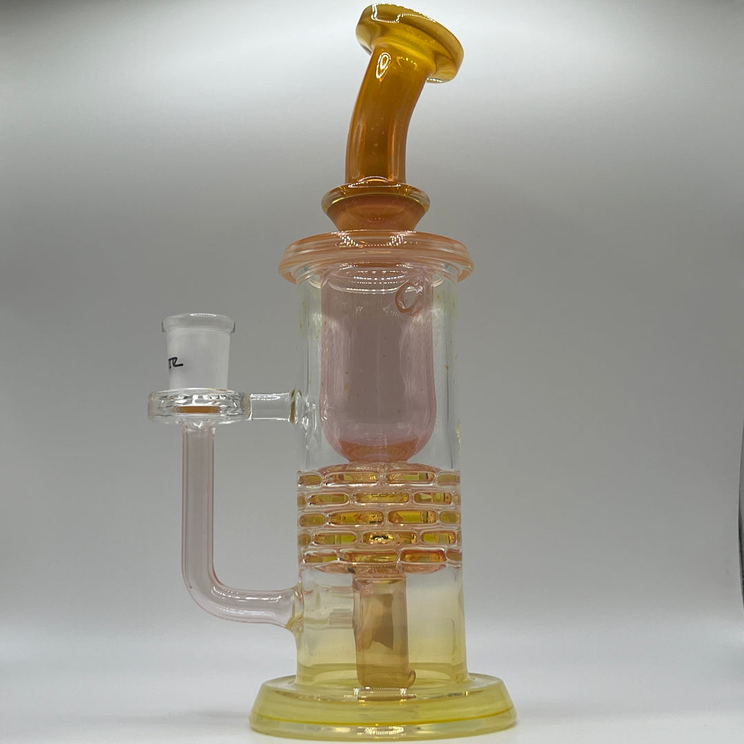 14MM Fumed Brickstack Incycler Glass Pipe Leisure Glass   