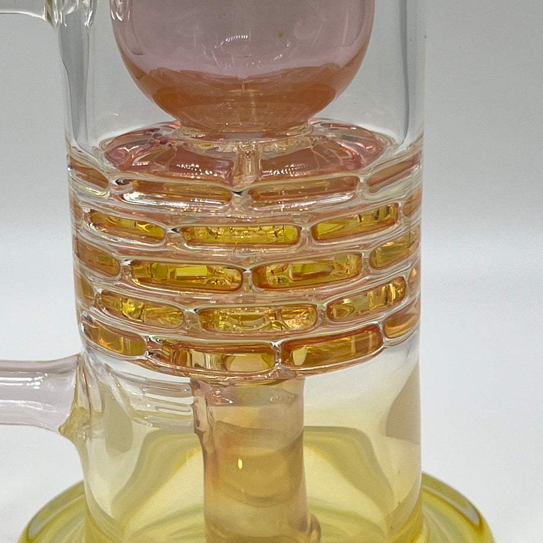 14MM Fumed Brickstack Incycler Glass Pipe Leisure Glass   