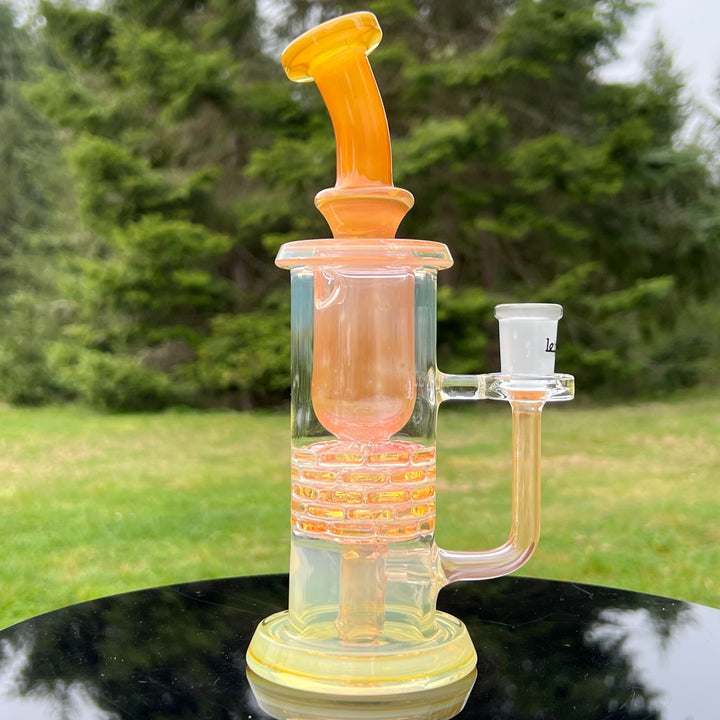 14MM Fumed Brickstack Incycler Glass Pipe Leisure Glass   