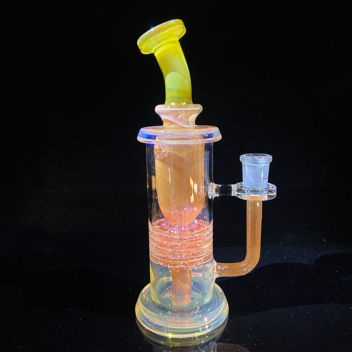 14MM Fumed Brickstack Incycler Glass Pipe Leisure Glass   