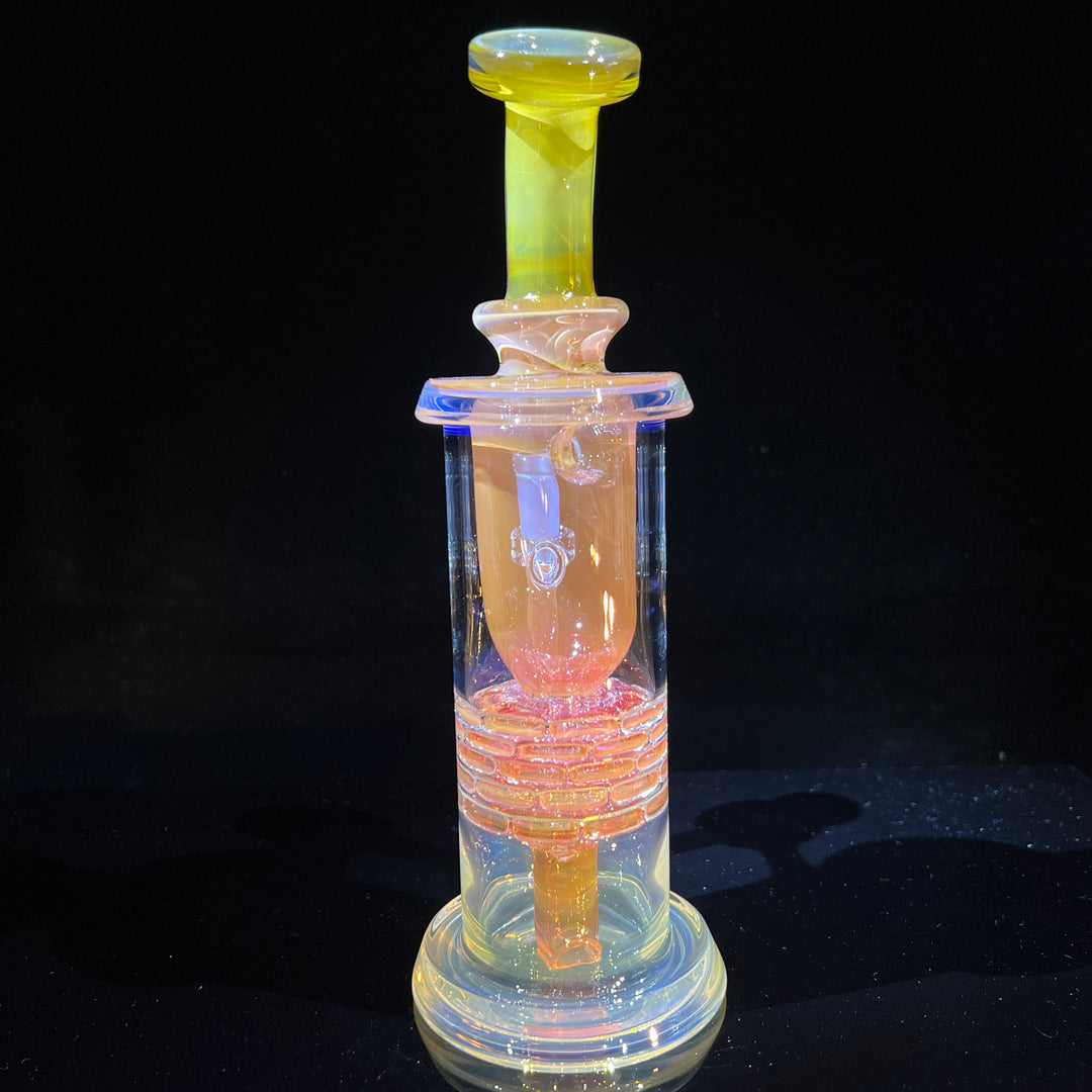 14MM Fumed Brickstack Incycler Glass Pipe Leisure Glass   