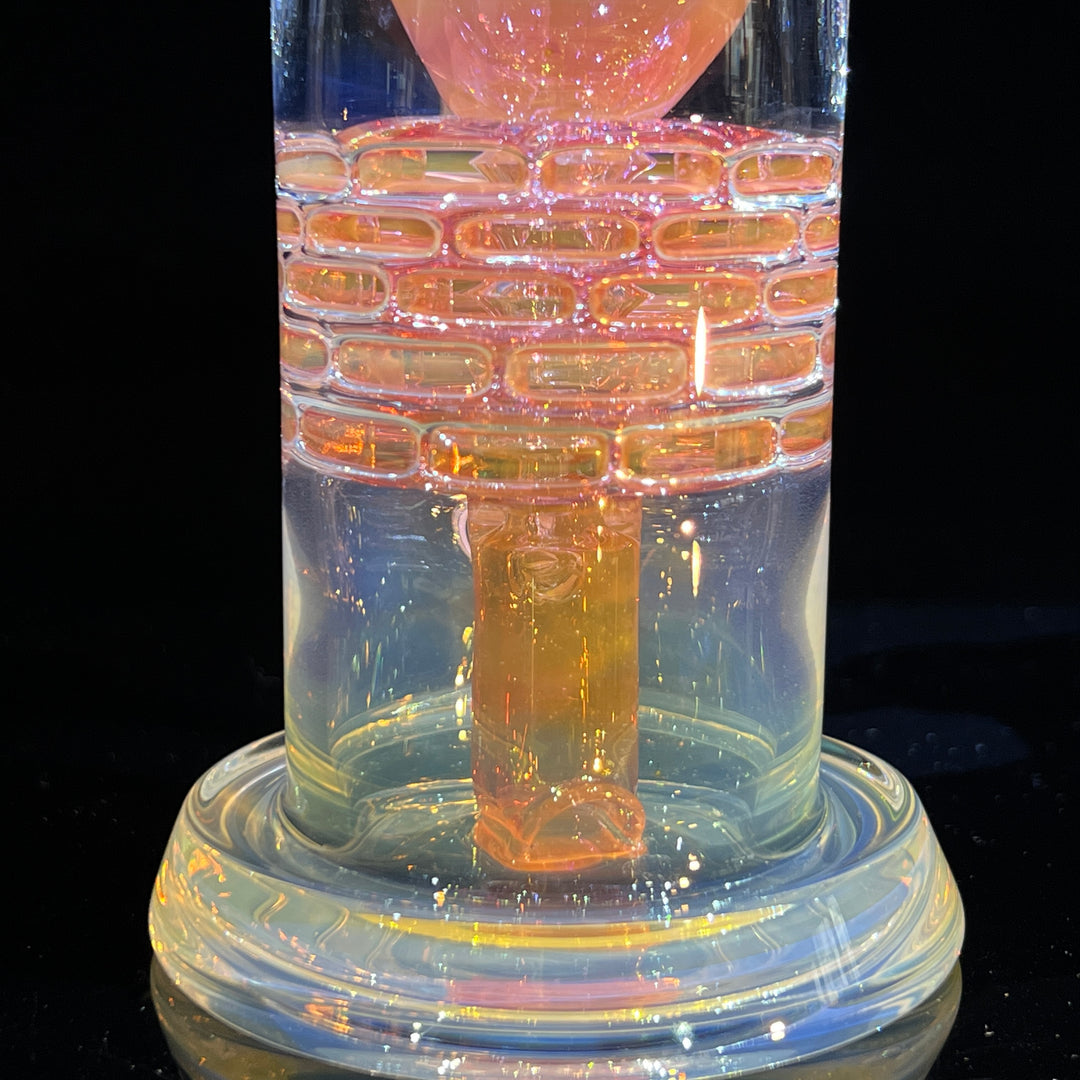 14MM Fumed Brickstack Incycler Glass Pipe Leisure Glass   