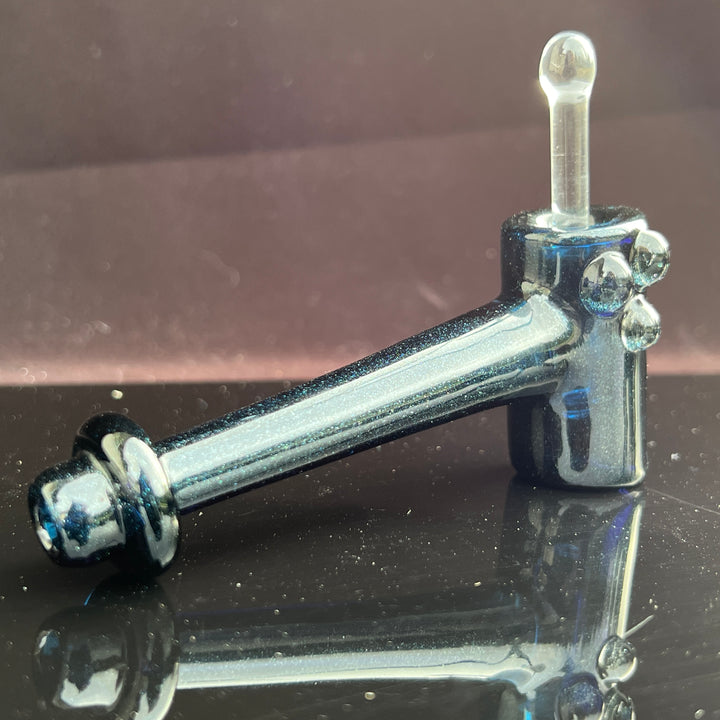 Blue Stardust Hash Hammer Glass Pipe KOP Glass   