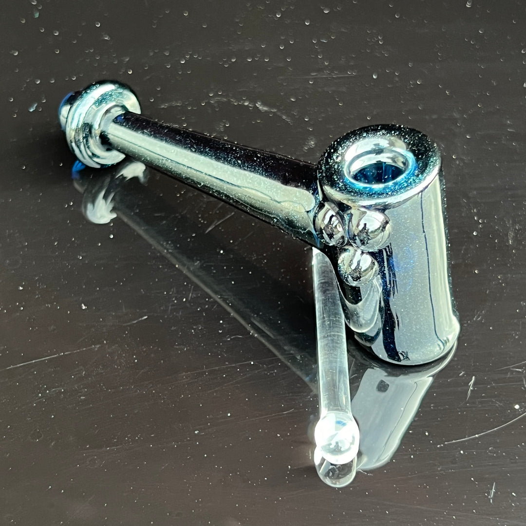 Blue Stardust Hash Hammer Glass Pipe KOP Glass   