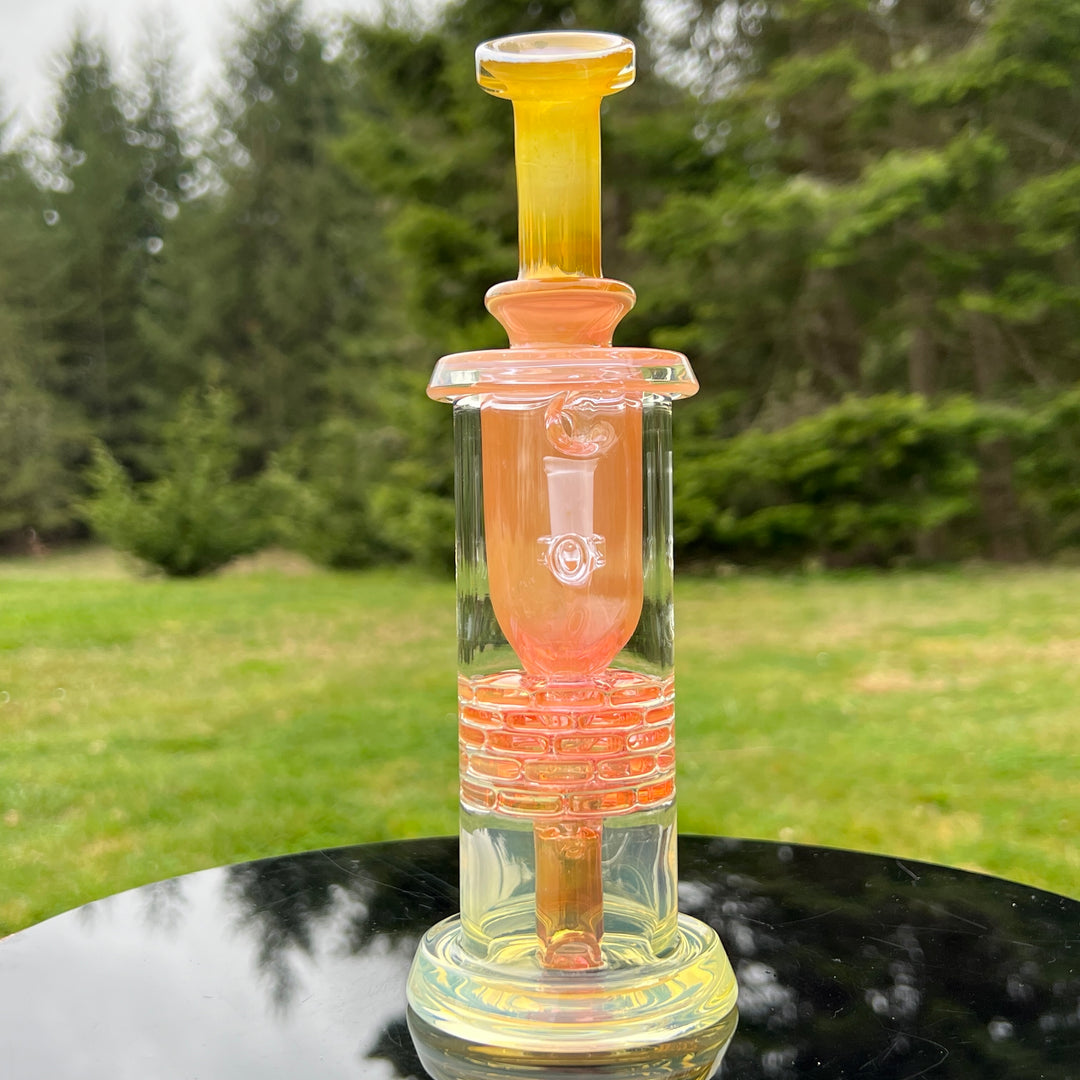 14MM Fumed Brickstack Incycler Glass Pipe Leisure Glass   