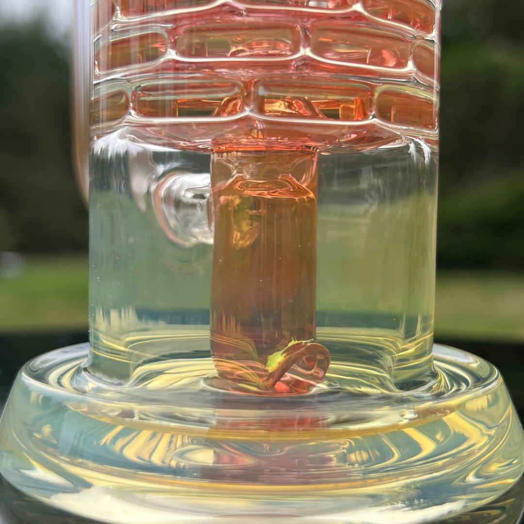 14MM Fumed Brickstack Incycler Glass Pipe Leisure Glass   