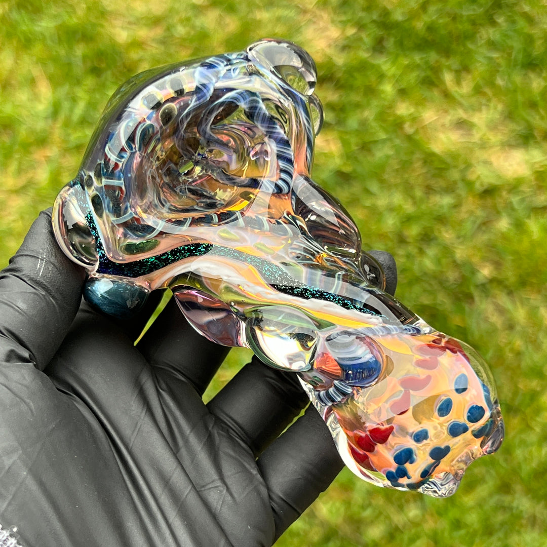 Molten Thick and Twisted Pipe Glass Pipe Molten Imagination   