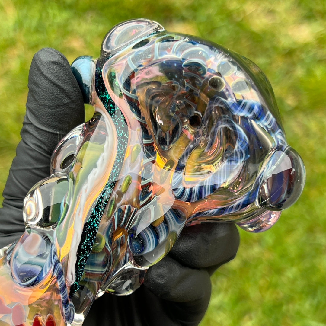 Molten Thick and Twisted Pipe Glass Pipe Molten Imagination   