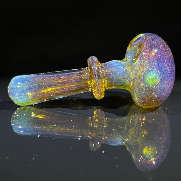 Thick Aventurine Pipe + Ryot Headcase Combo Glass Pipe Chuck Glass