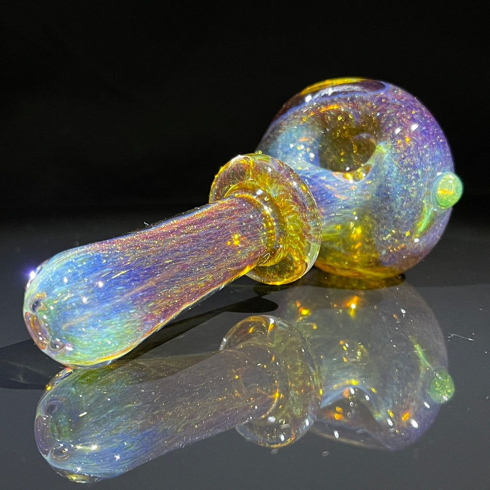 Thick Aventurine Pipe + Ryot Headcase Combo Glass Pipe Chuck Glass