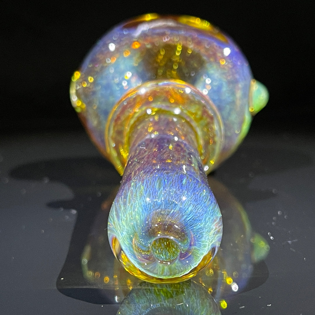Thick Aventurine Pipe + Ryot Headcase Combo Glass Pipe Chuck Glass