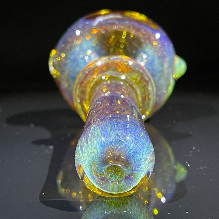 Thick Aventurine Pipe + Ryot Headcase Combo Glass Pipe Chuck Glass