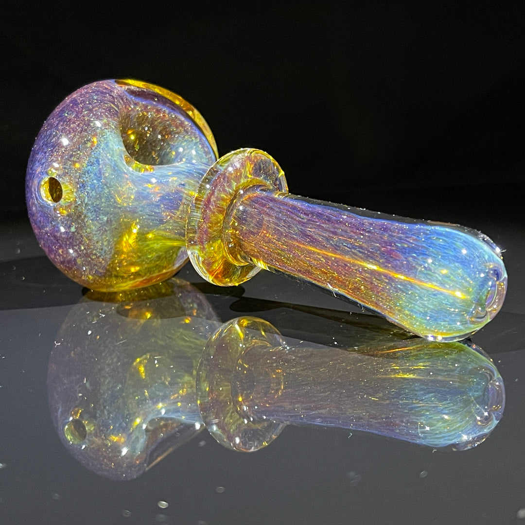 Thick Aventurine Pipe + Ryot Headcase Combo Glass Pipe Chuck Glass