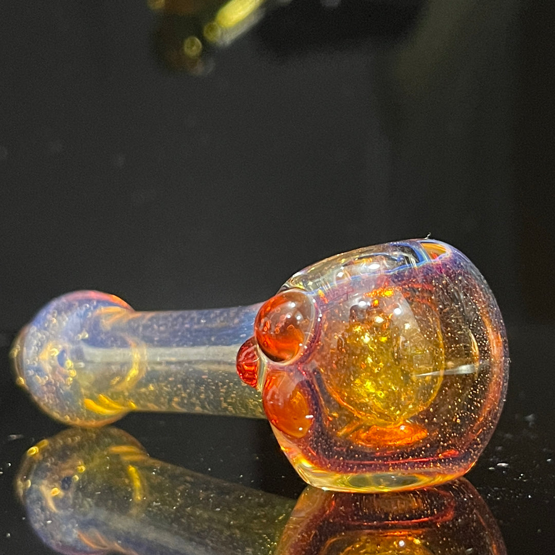 Frit Pocket Spoon Glass Pipe T-Bag Glass   