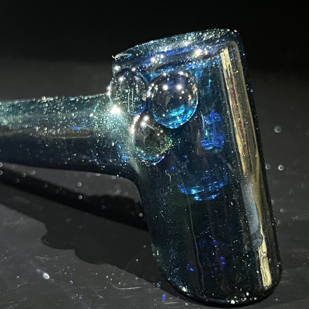 Blue Stardust Hash Hammer Glass Pipe KOP Glass   