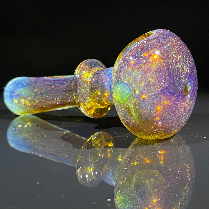 Thick Aventurine Pipe + Ryot Headcase Combo Glass Pipe Chuck Glass
