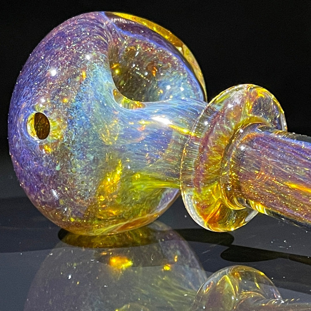 Thick Aventurine Pipe + Ryot Headcase Combo Glass Pipe Chuck Glass