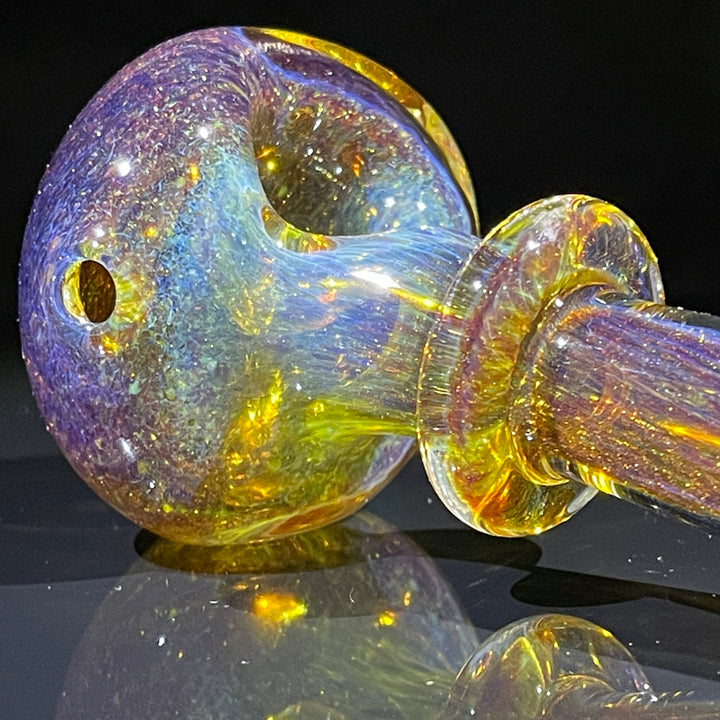 Thick Aventurine Pipe + Ryot Headcase Combo Glass Pipe Chuck Glass