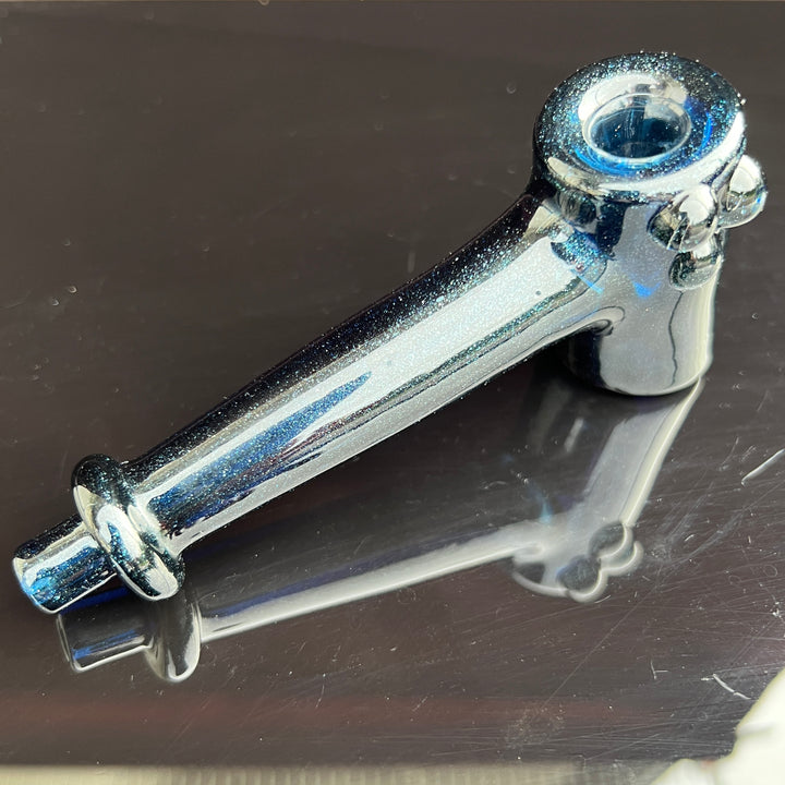 Blue Stardust Hash Hammer Glass Pipe KOP Glass   