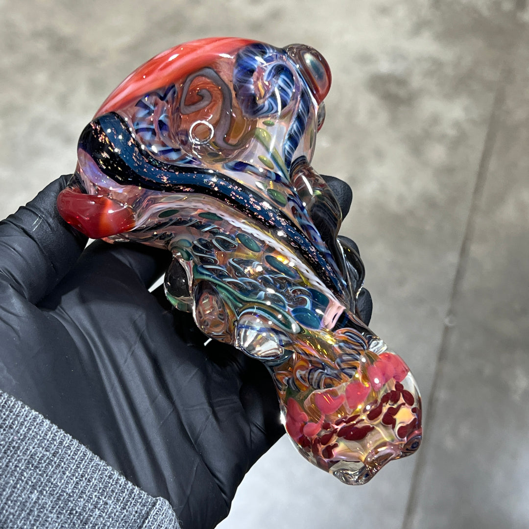 Molten Thick and Twisted Pipe Glass Pipe Molten Imagination   