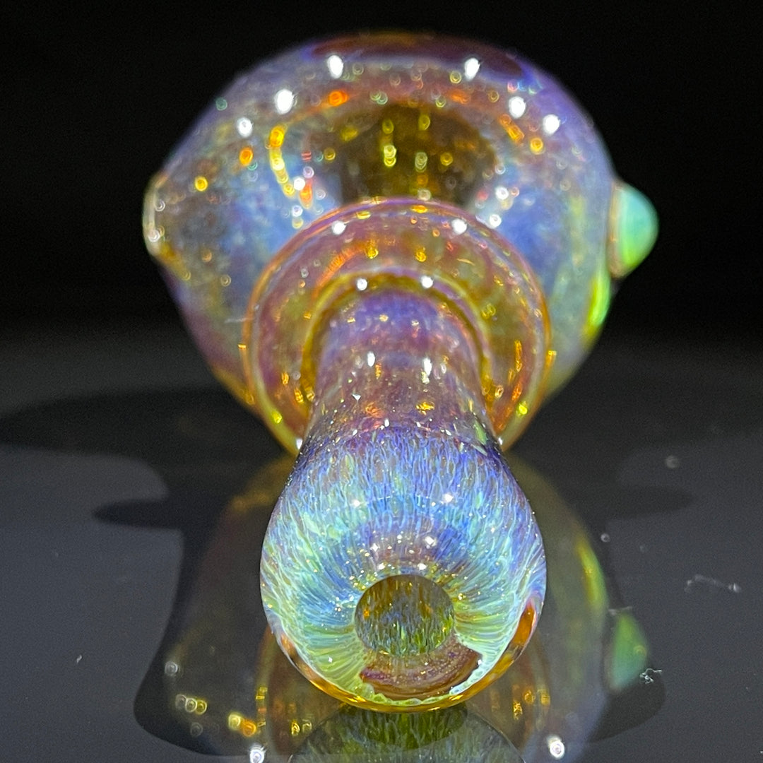 Thick Aventurine Pipe + Ryot Headcase Combo Glass Pipe Chuck Glass