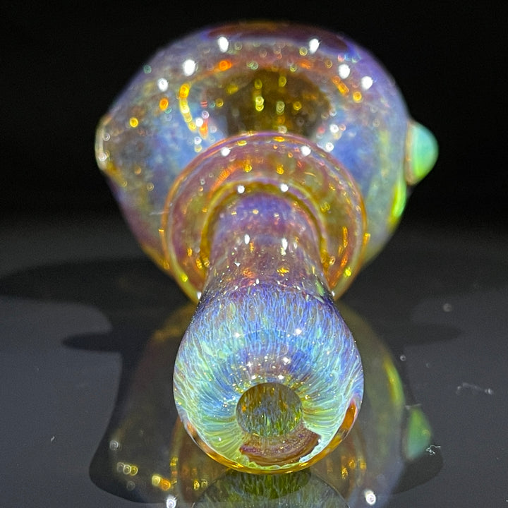 Thick Aventurine Pipe + Ryot Headcase Combo Glass Pipe Chuck Glass