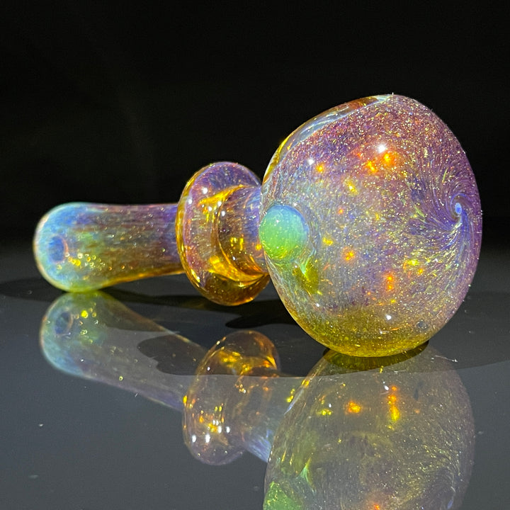 Thick Aventurine Pipe + Ryot Headcase Combo Glass Pipe Chuck Glass