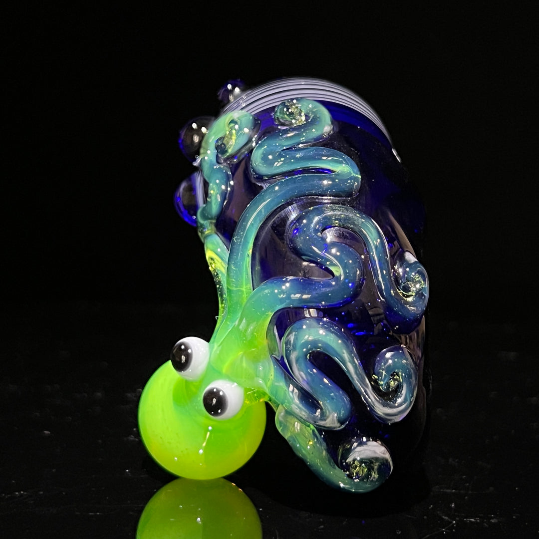 Green Slime OctoLock Glass Pipe Glass Distractions   