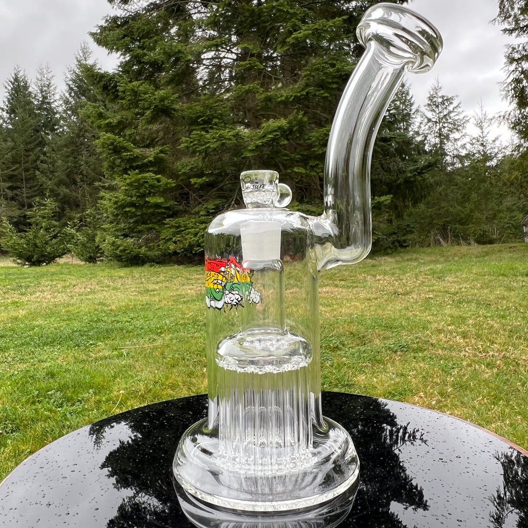 16 Arm Bubbler Glass Pipe Leisure Glass   