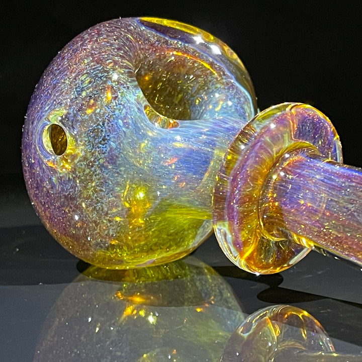 Thick Aventurine Pipe + Ryot Headcase Combo Glass Pipe Chuck Glass