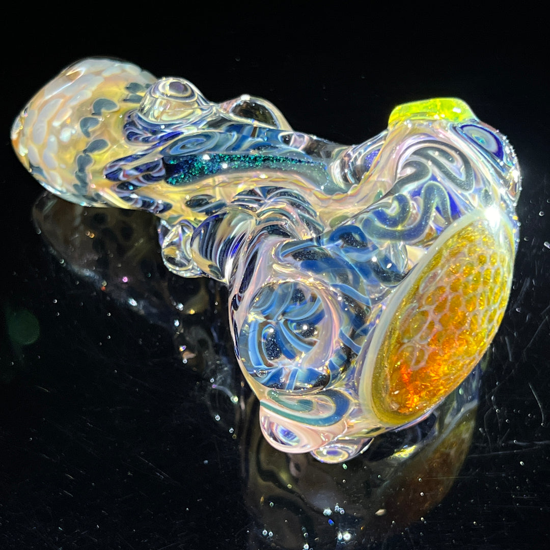 Molten Thick and Twisted Pipe Glass Pipe Molten Imagination   