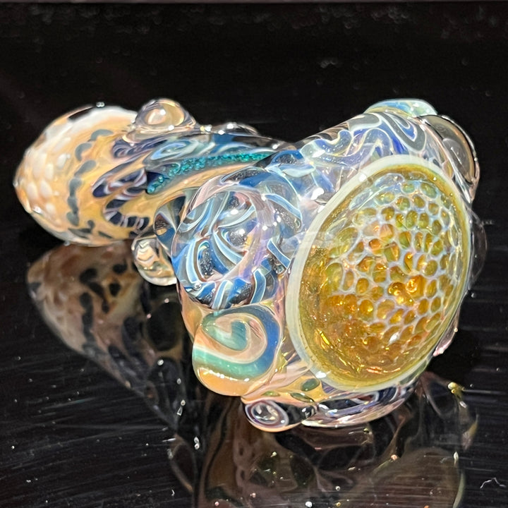 Molten Thick and Twisted Pipe Glass Pipe Molten Imagination   