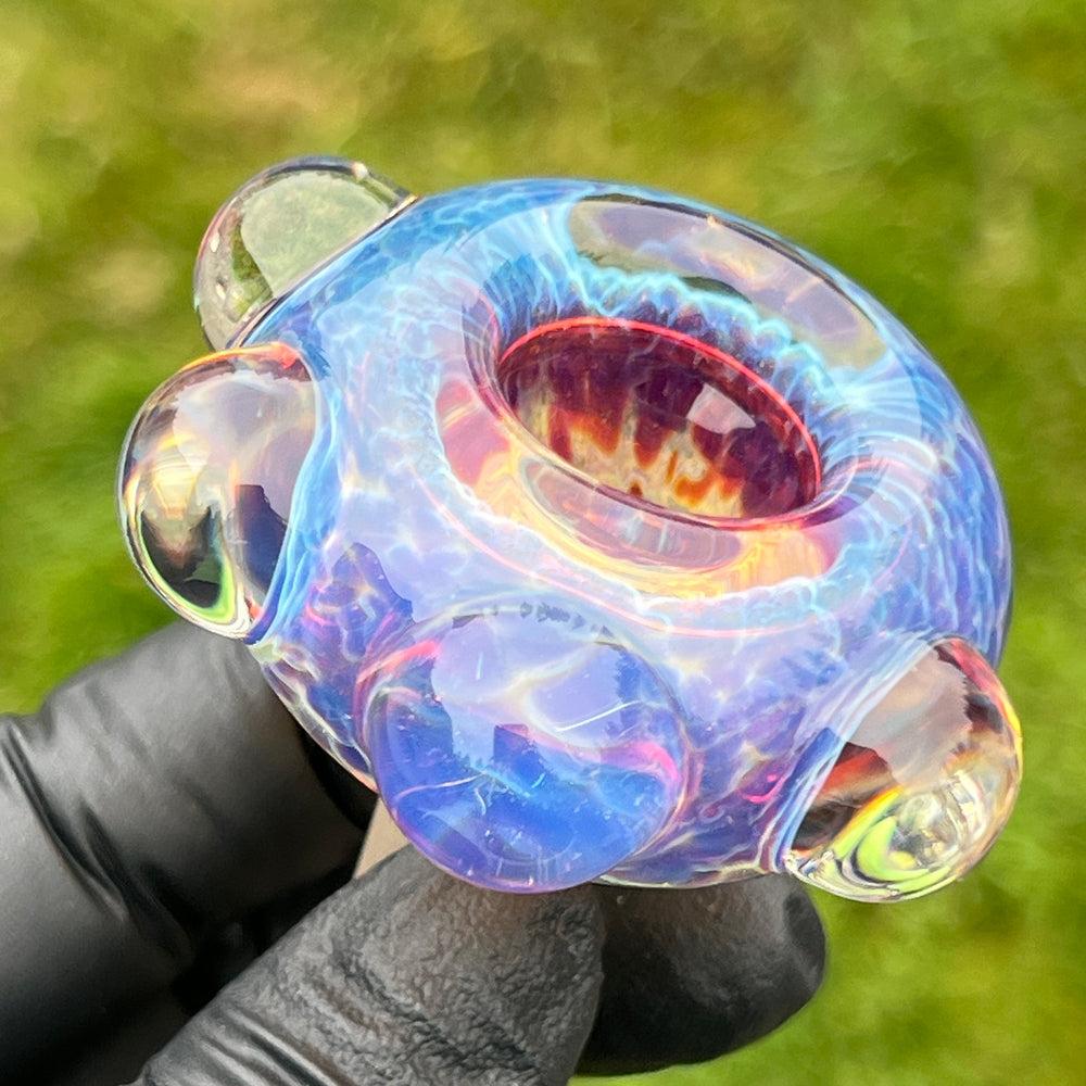 14mm Purple Nebula Pull Slide Accessory Tako Glass   