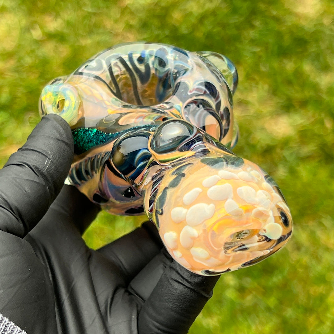 Molten Thick and Twisted Pipe Glass Pipe Molten Imagination   