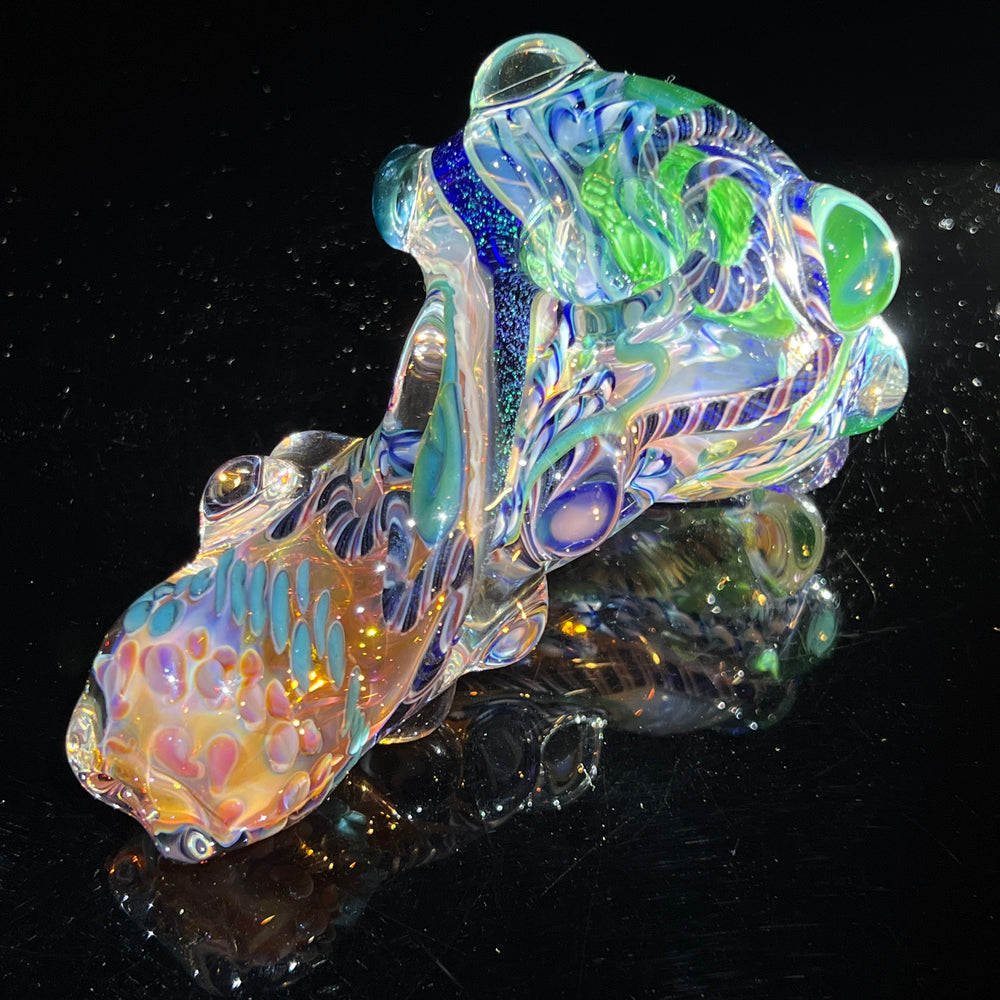 Molten Thick and Twisted Pipe Glass Pipe Molten Imagination   