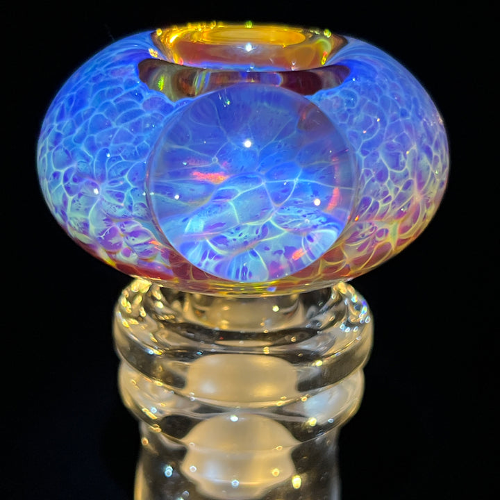 14mm Purple Nebula Pull Slide Accessory Tako Glass   