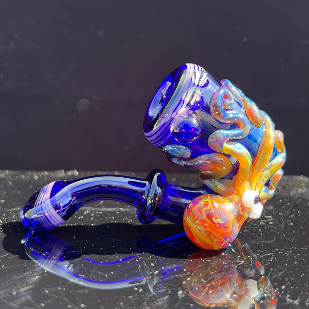 Orange Pop OctoLock Glass Pipe Glass Distractions   