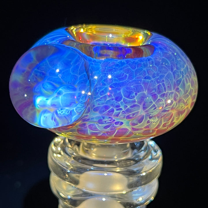 14mm Purple Nebula Pull Slide Accessory Tako Glass   