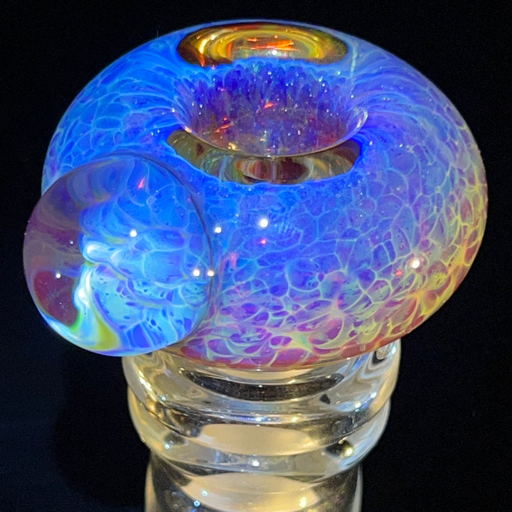 14mm Purple Nebula Pull Slide Accessory Tako Glass   