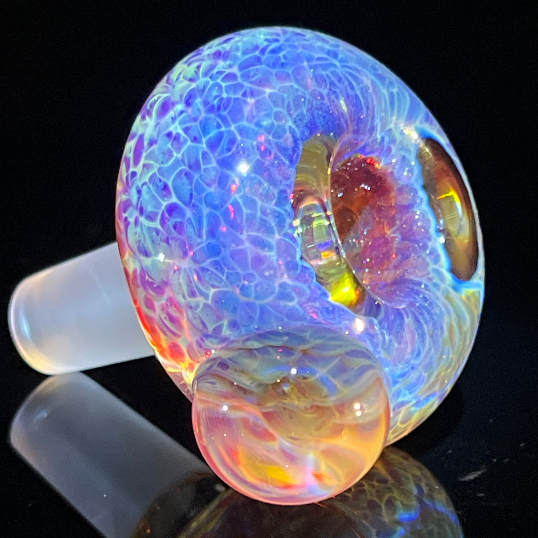 14mm Purple Nebula Pull Slide Accessory Tako Glass   