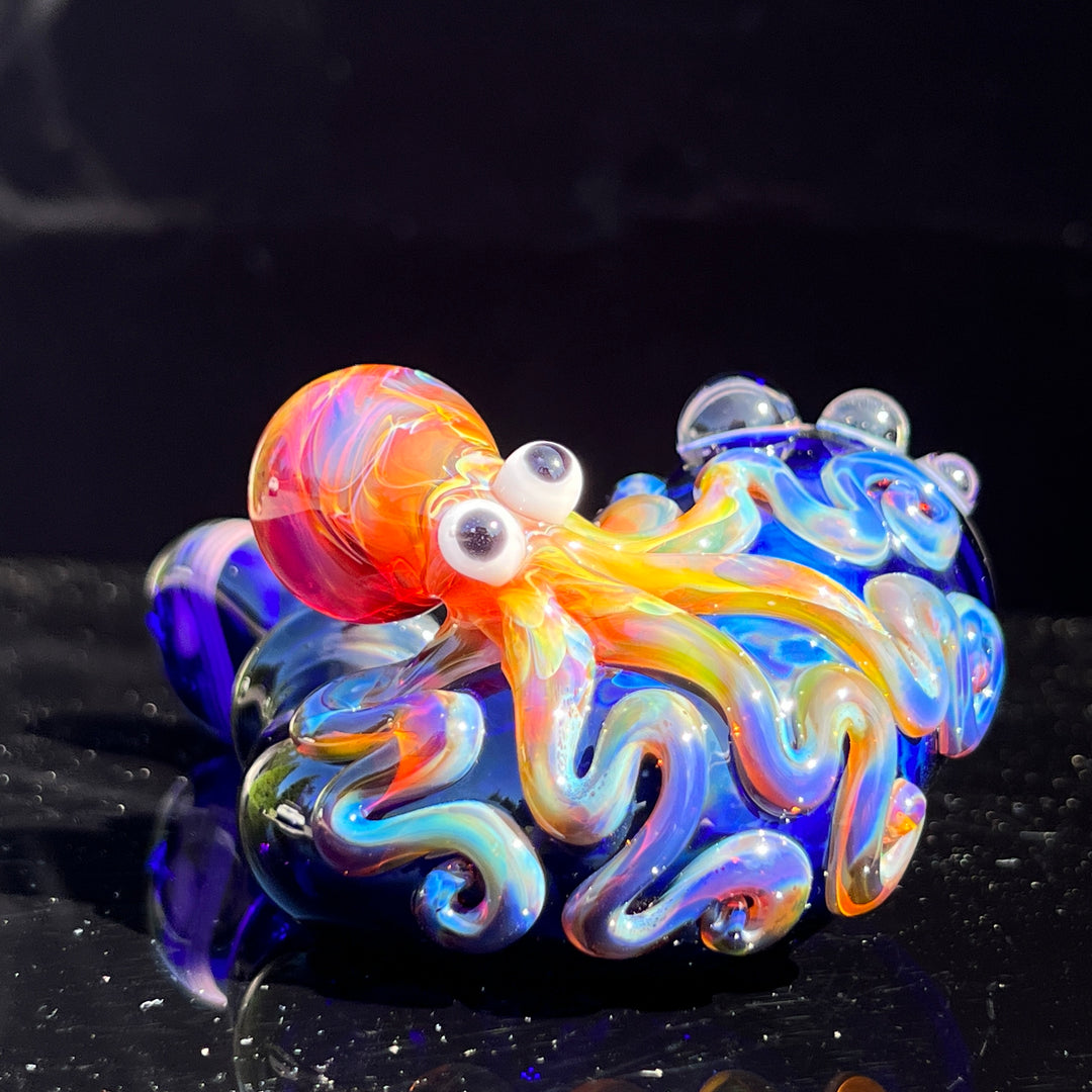 Orange Pop OctoLock Glass Pipe Glass Distractions   