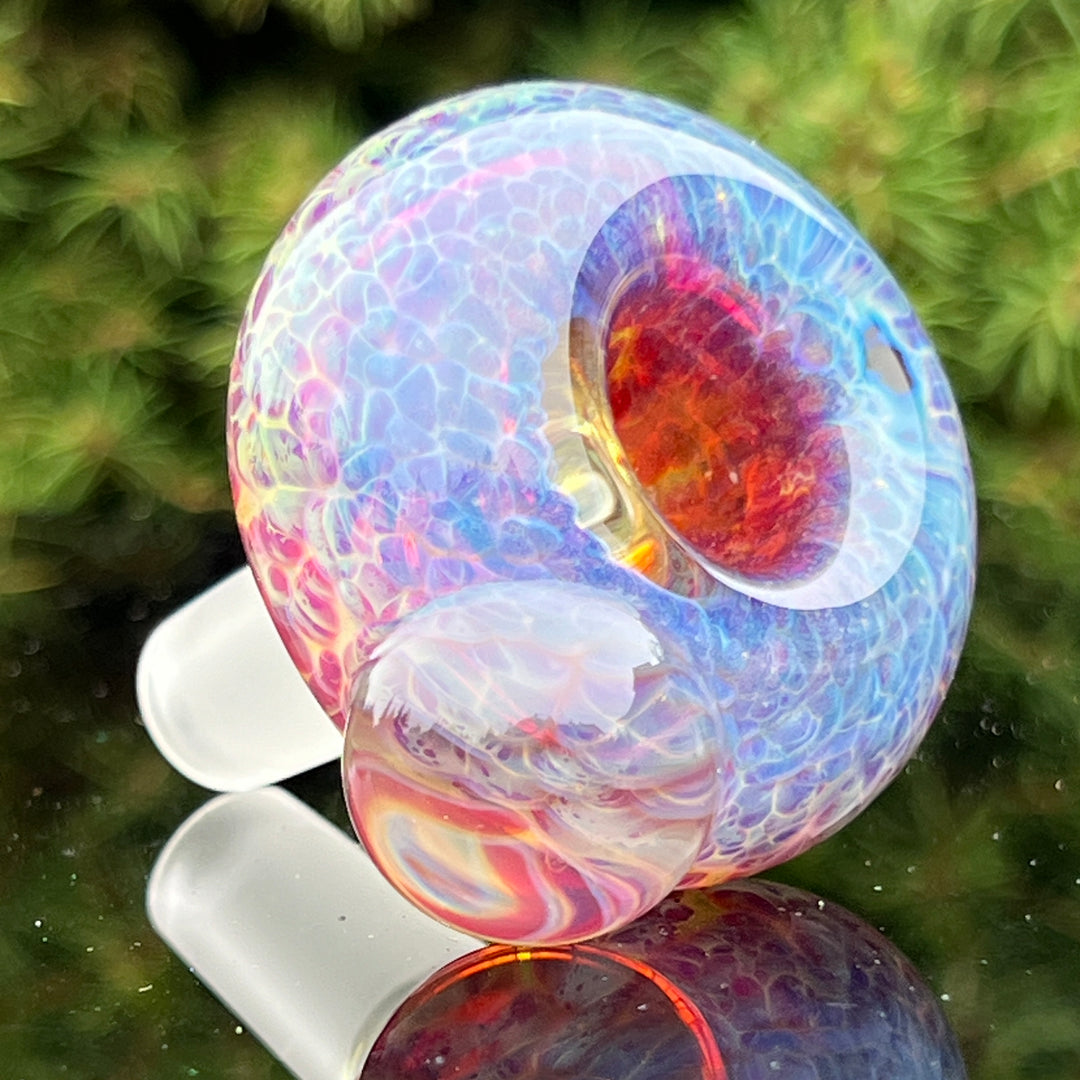 14mm Purple Nebula Pull Slide Accessory Tako Glass   