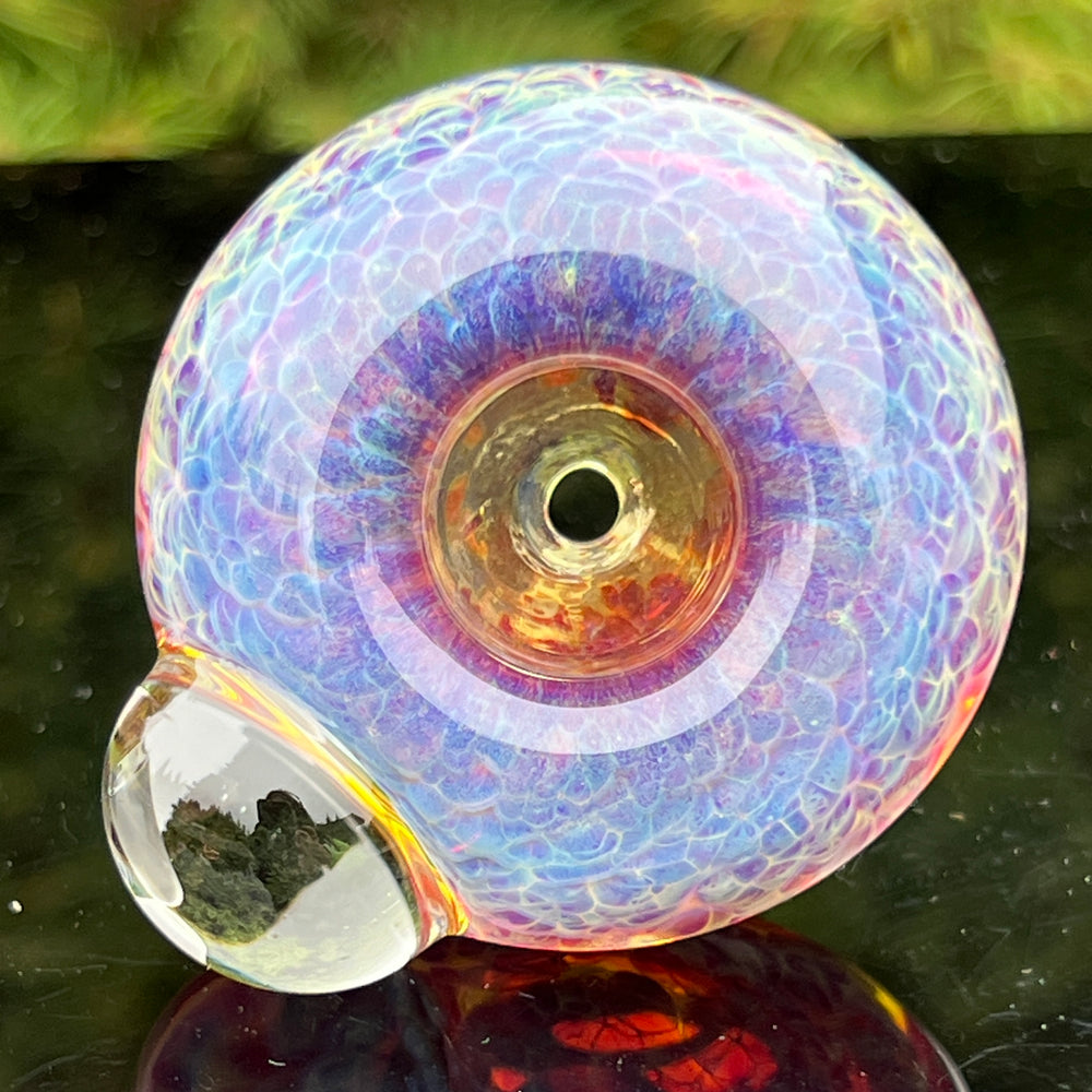 14mm Purple Nebula Pull Slide Accessory Tako Glass   