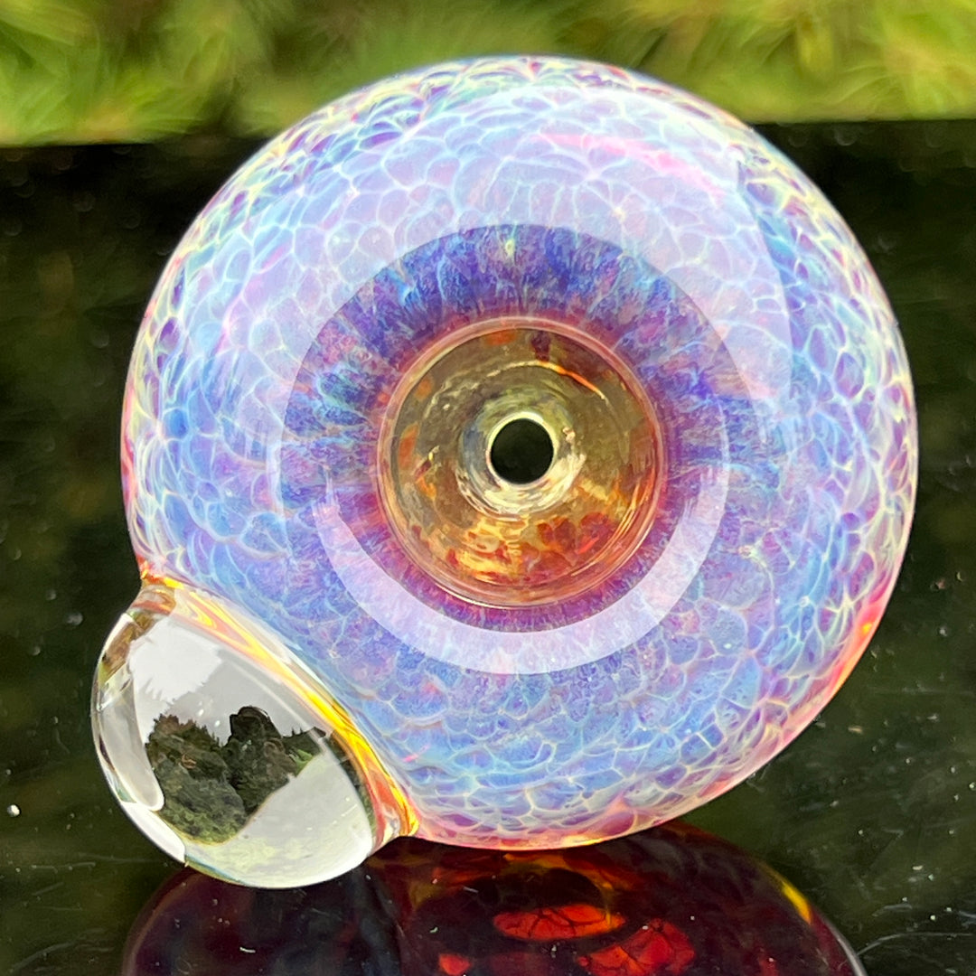 14mm Purple Nebula Pull Slide Accessory Tako Glass   