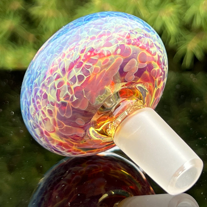 14mm Purple Nebula Pull Slide Accessory Tako Glass   